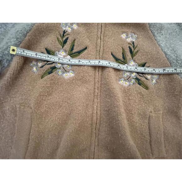Maeve Cozy Embroidered Bomber Jacket - Small - Picture 8 of 9